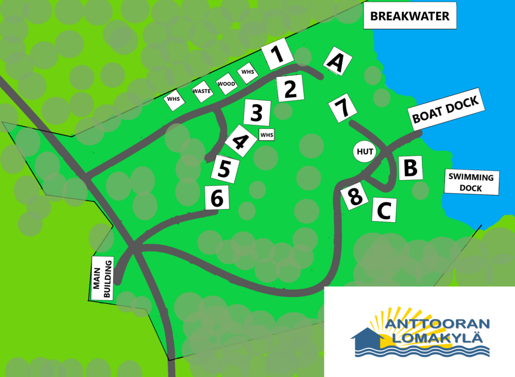 Map of Anttoora holiday village